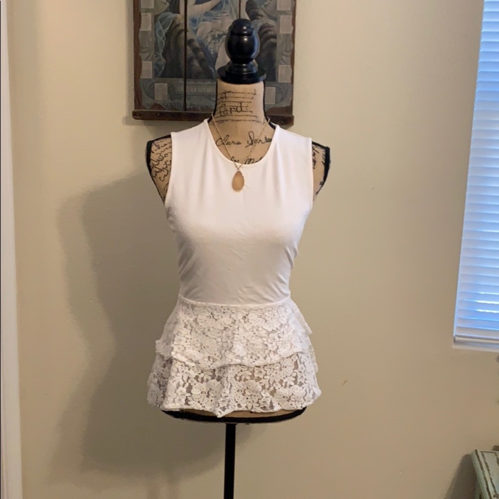 WhoWhatWear Peplum Top